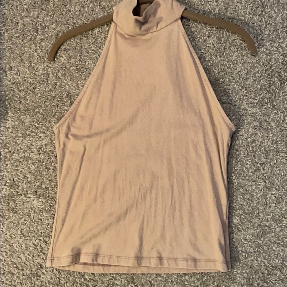 High neck racer back cami